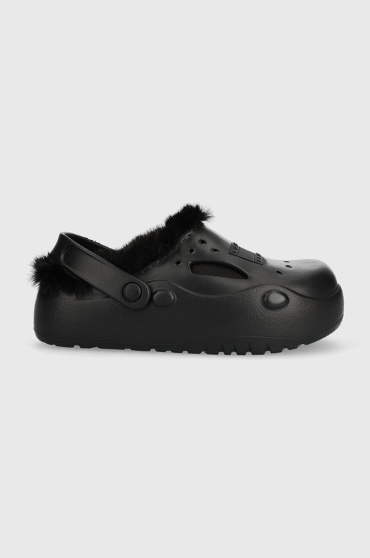 Tommy Jeans papuci TJW FREEDOM MULE WARM LINING sintetic negru EN0EN02411