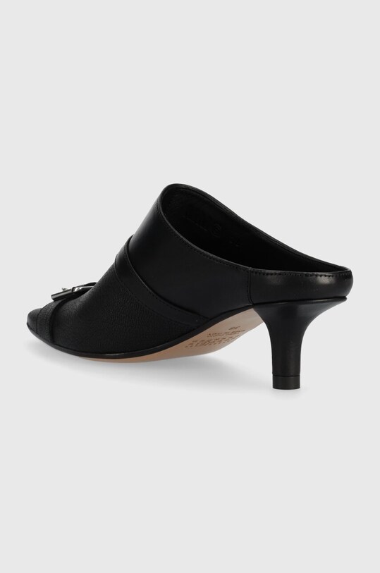 Обувь Кожаные туфли MM6 Maison Margiela Slipper S66WX0056 чёрный