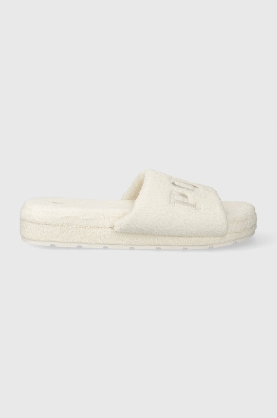 Polo Ralph Lauren kapcie Robin Platform RF104163W beżowy AW23