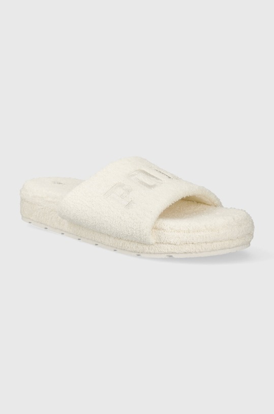 Obuwie Polo Ralph Lauren kapcie Robin Platform RF104163W beżowy