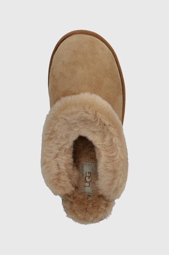 UGG suede slippers W CLASSIC SLIPPER II brown 1130876.CHE