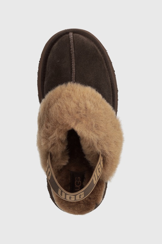UGG papuci din piele întoarsă W FUNKETTE maro 1113474.BCDR