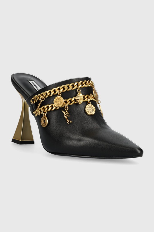 Karl Lagerfeld slapi de piele Debut KL32015F.00G negru AW23