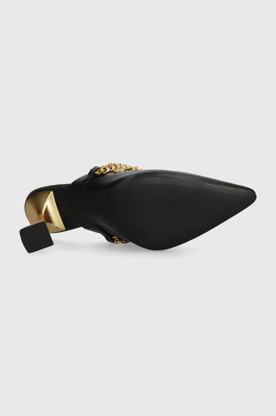 Karl Lagerfeld klapki skórzane Debut KL32015F.00G czarny