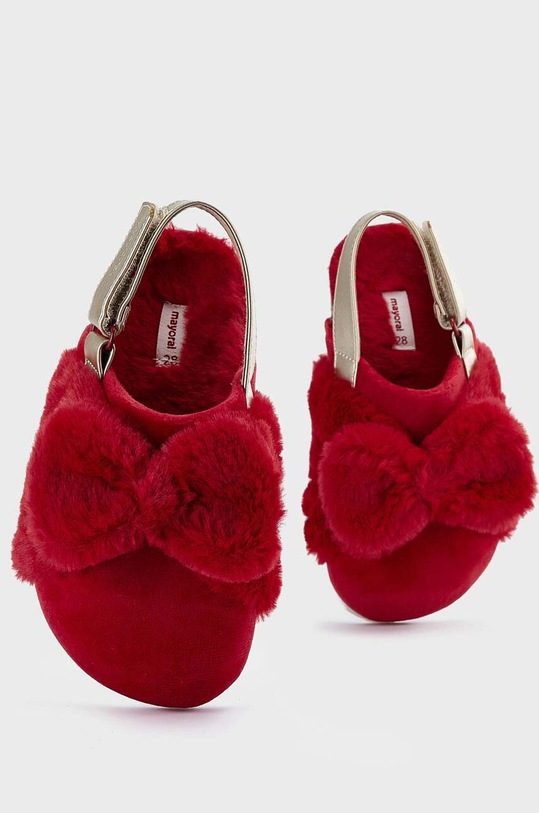 Detské papuče Mayoral 46406.50A.Mini burgundské AW23