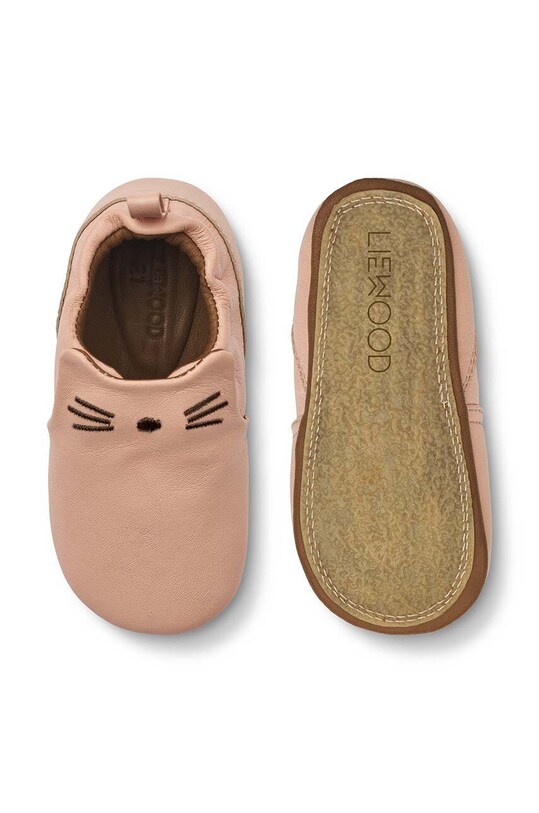 Dječje kožne kućne papuče Liewood LW18188 narančasta