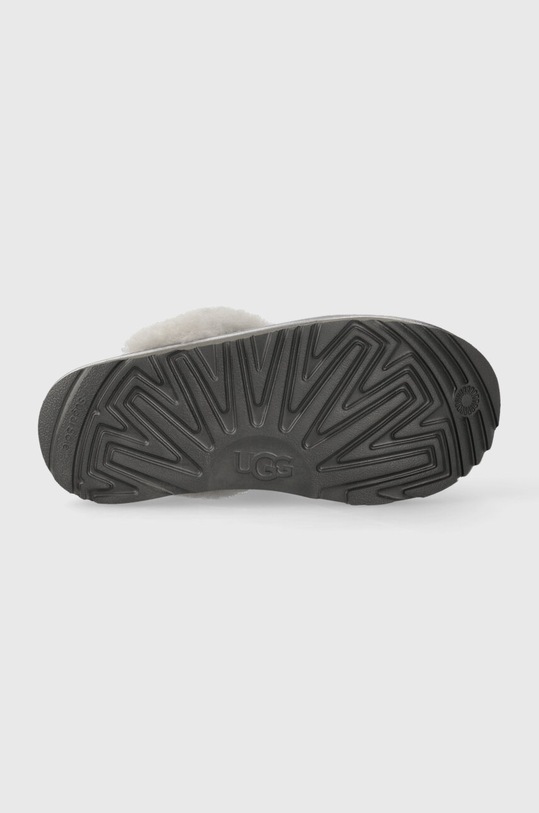 Детски кожени чехли UGG K COZY IIEL HEARTS 1151615K сребърен