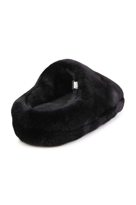 Dziewczynka Karl Lagerfeld kapcie dziecięce Z19113.30.35 czarny