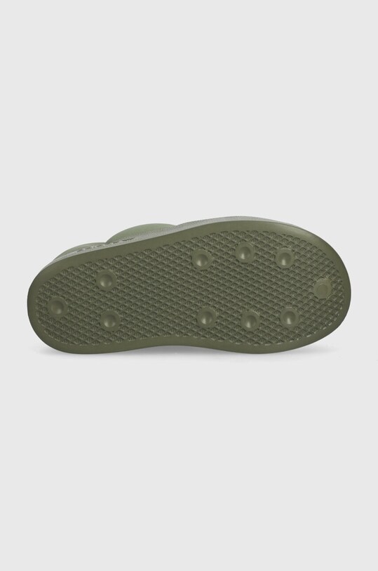 adidas Originals kapcie dziecięce PUFFYLETTE J ID9478 zielony