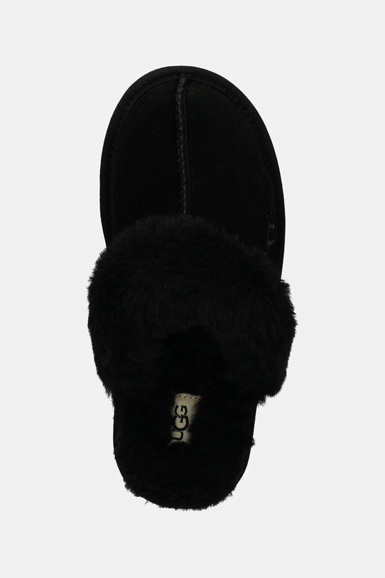 UGG kapcie zamszowe dziecięce K COZY II czarny 1019065K