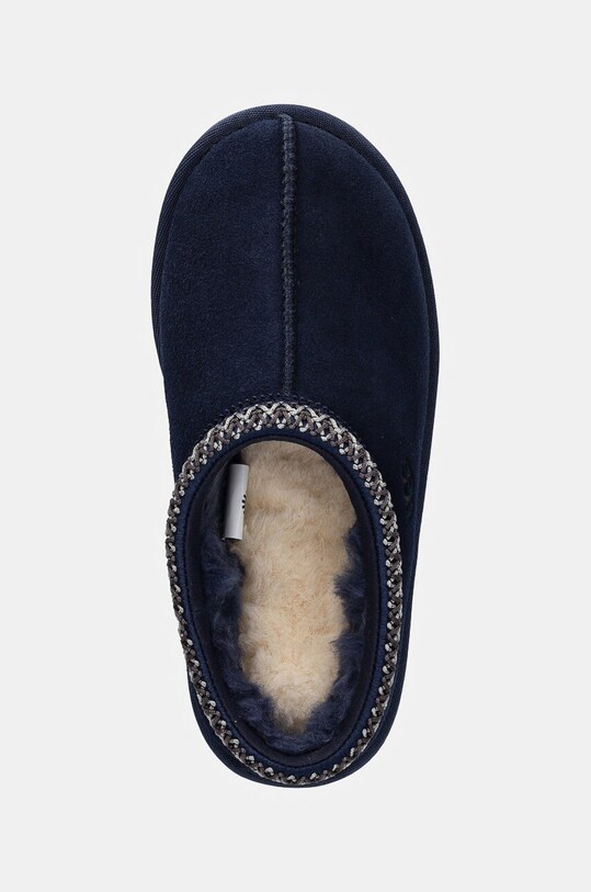 Детские замшевые тапочки UGG K TASMAN II тёмно-синий 1019066K