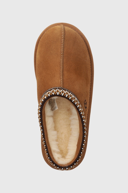 Детски велурени чехли UGG K TASMAN II бежов 1019066K