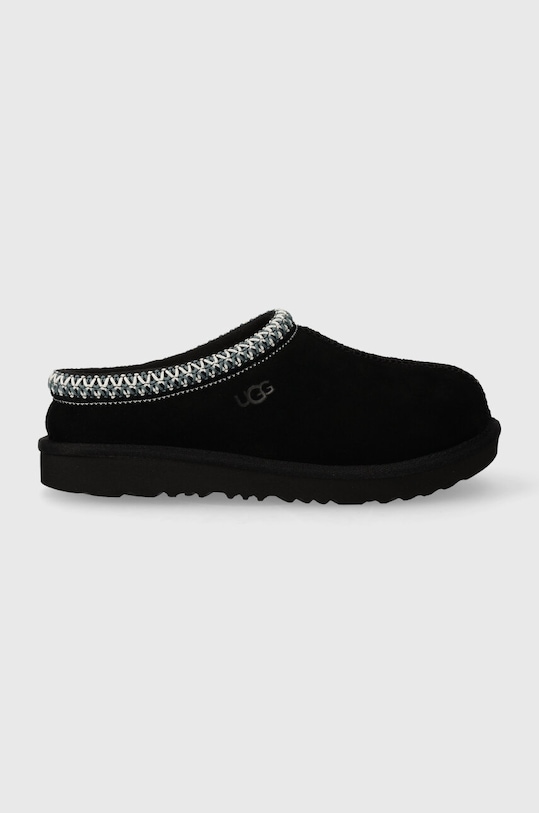 UGG kapcie zamszowe dziecięce K TASMAN II czarny 1019066K
