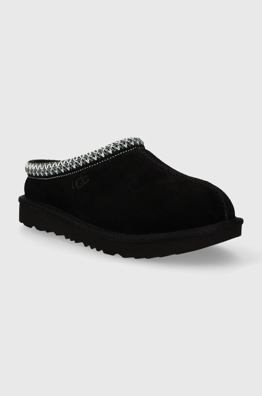 Детские замшевые тапочки UGG K TASMAN II 1019066K чёрный AA00