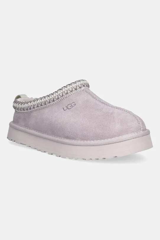 UGG papuci din piele intoarsa pentru copii K TAZZ violet 1143776K