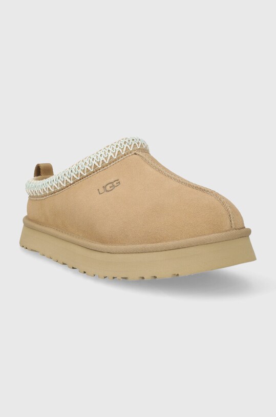 Dětské semišové papuče UGG K TAZZ 1143776K béžová AA00