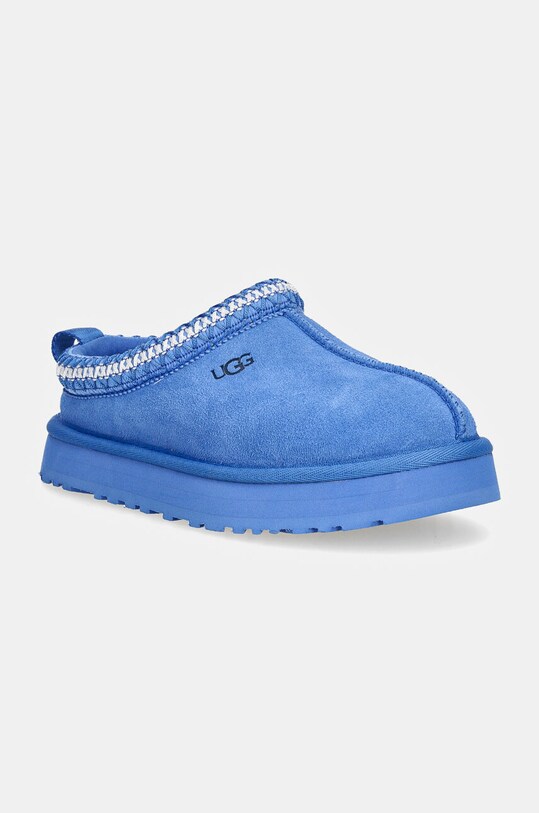 UGG papuci din piele intoarsa pentru copii K TAZZ albastru 1143776K