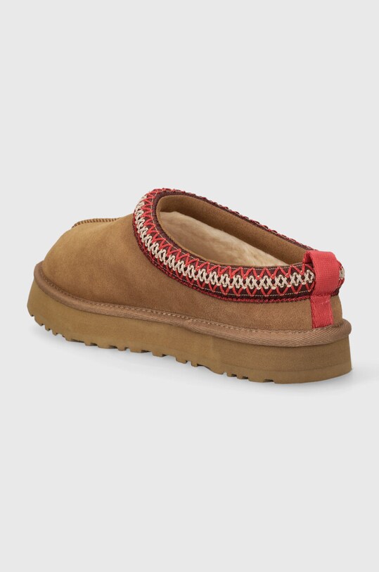 Chłopiec UGG kapcie zamszowe dziecięce K TAZZ 1143776K beżowy