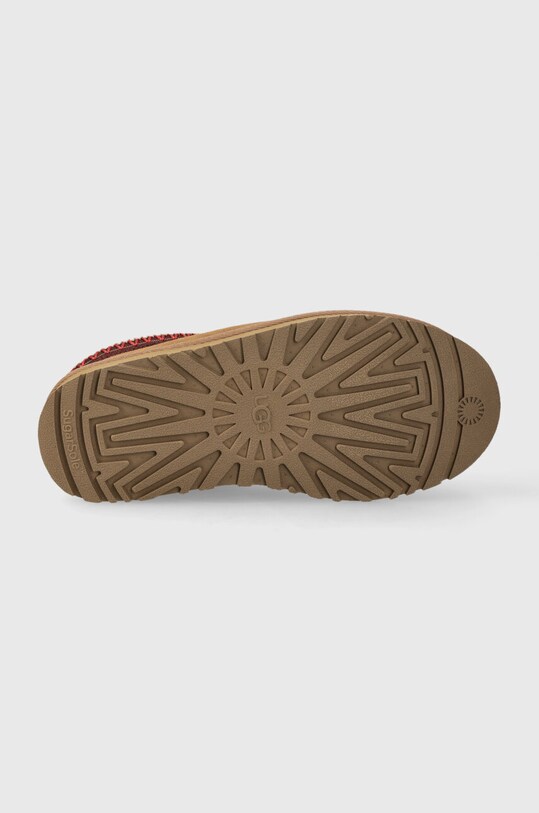 UGG kapcie zamszowe dziecięce K TAZZ 1143776K beżowy