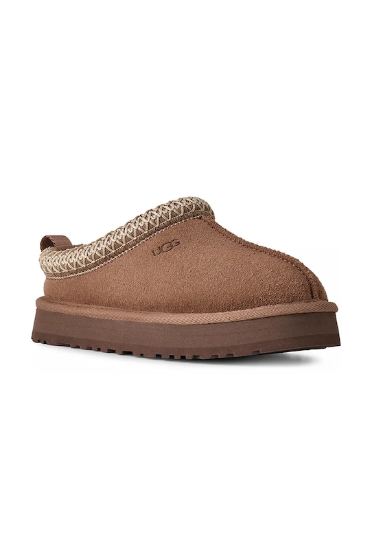 Παιδικές παντόφλες σουέτ UGG K TAZZ 1143776K καφέ AA00