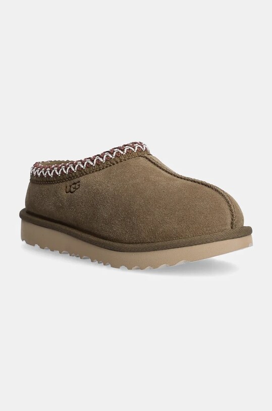 UGG papuci din piele intoarsa pentru copii T TASMAN II verde 1019066T