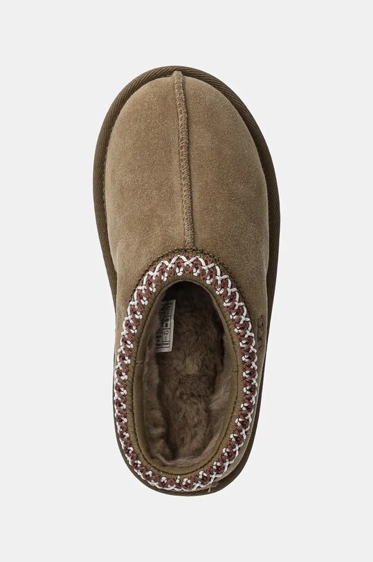 Дитячі замшеві тапочки UGG T TASMAN II зелений 1019066T