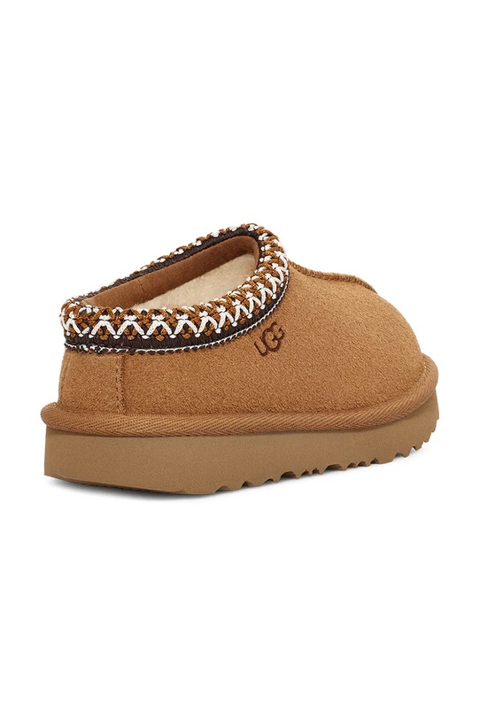 Chłopiec UGG kapcie zamszowe dziecięce T TASMAN II 1019066T brązowy