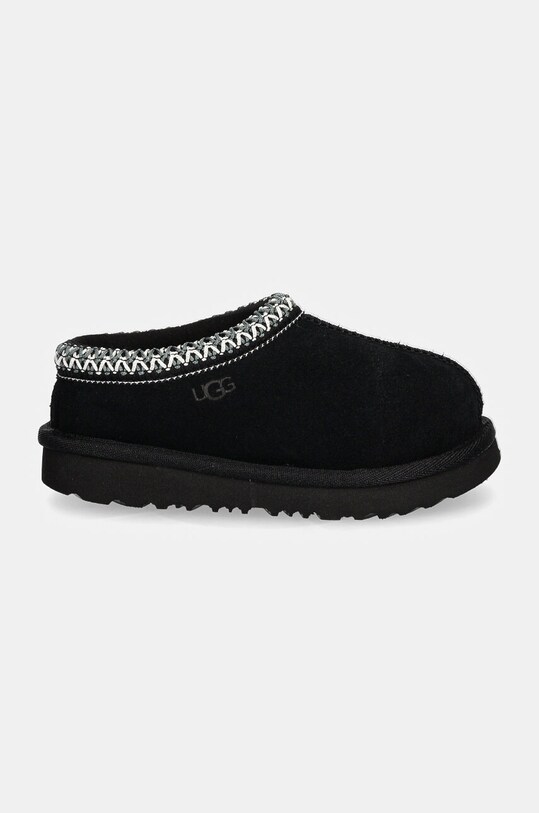 Dječje kućne papuče od brušene kože UGG T TASMAN II 1019066T crna SS25