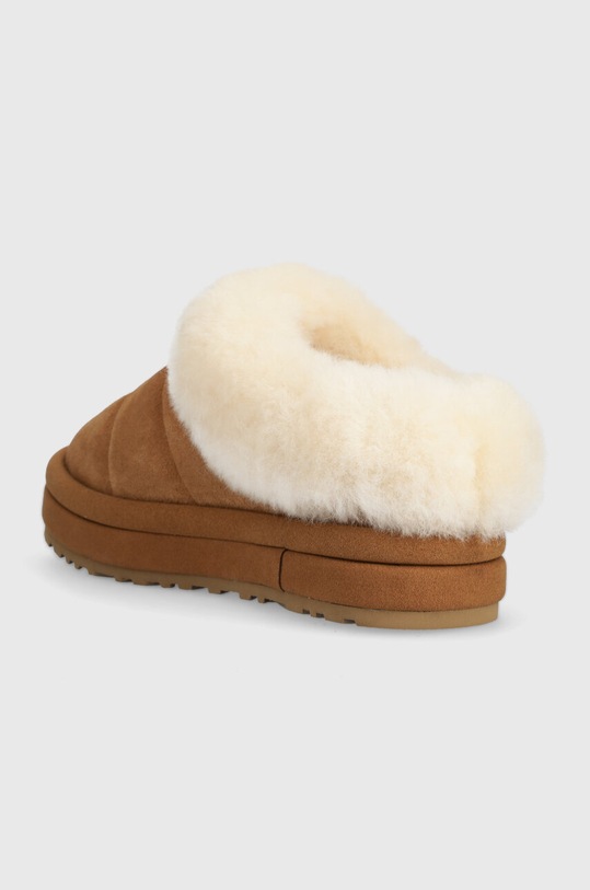 Chłopiec UGG kapcie zamszowe TAZZLITA 1143803K beżowy