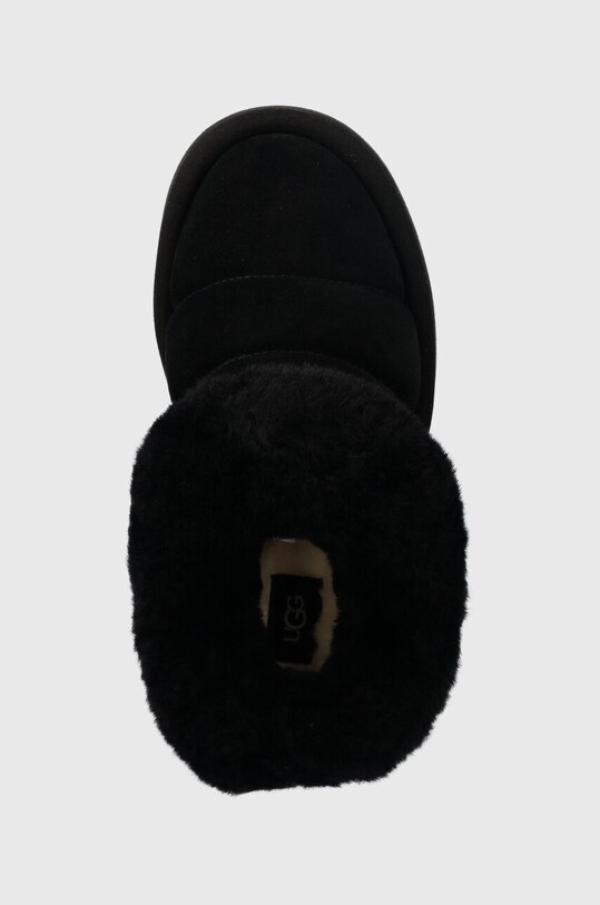 UGG papuci din piele intoarsa TAZZLITA negru 1143803K
