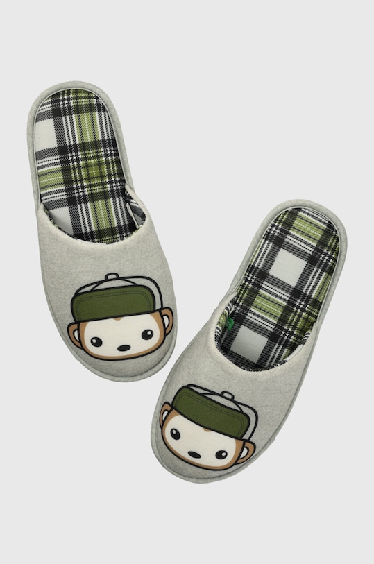 Пантофи United Colors of Benetton сив 8G5M0D00V.G.SEASONAL