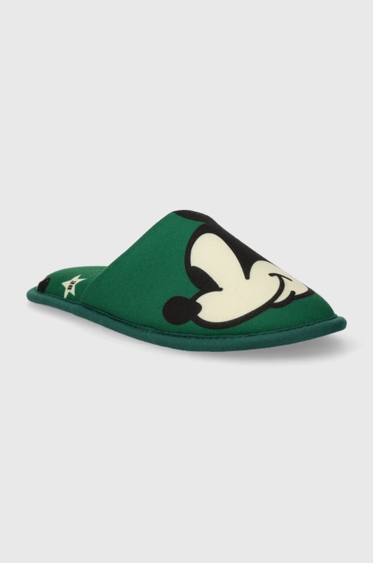 Chlapec Detské papuče United Colors of Benetton 8G5M0D00W.G.SEASONAL zelená