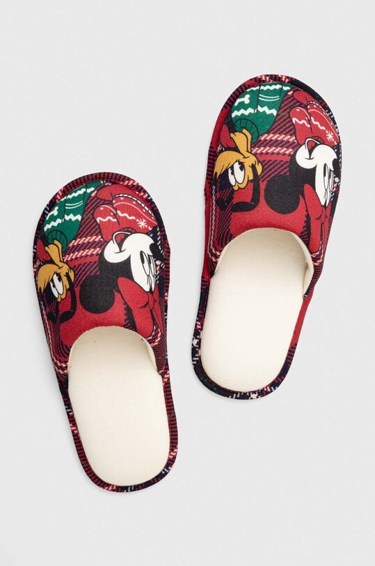 Дитячі тапочки United Colors of Benetton бордо 8G5M0D00W.G.SEASONAL