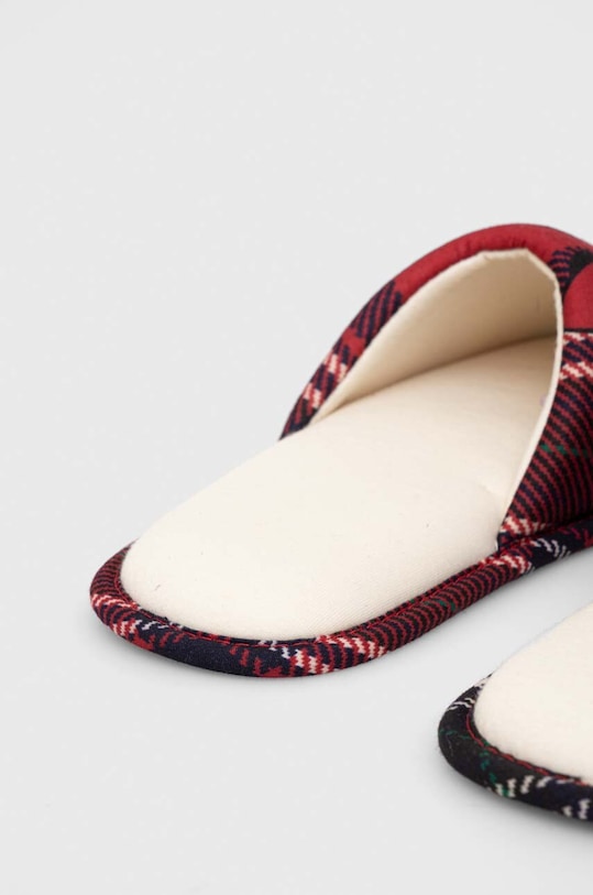 CHLAPEC Dětské papuče United Colors of Benetton 8G5M0D00W.G.SEASONAL burgundské