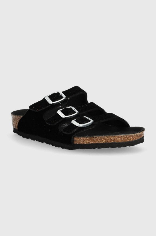 Birkenstock klapki dziecięce Florida 1025164.26.35 czarny AW23