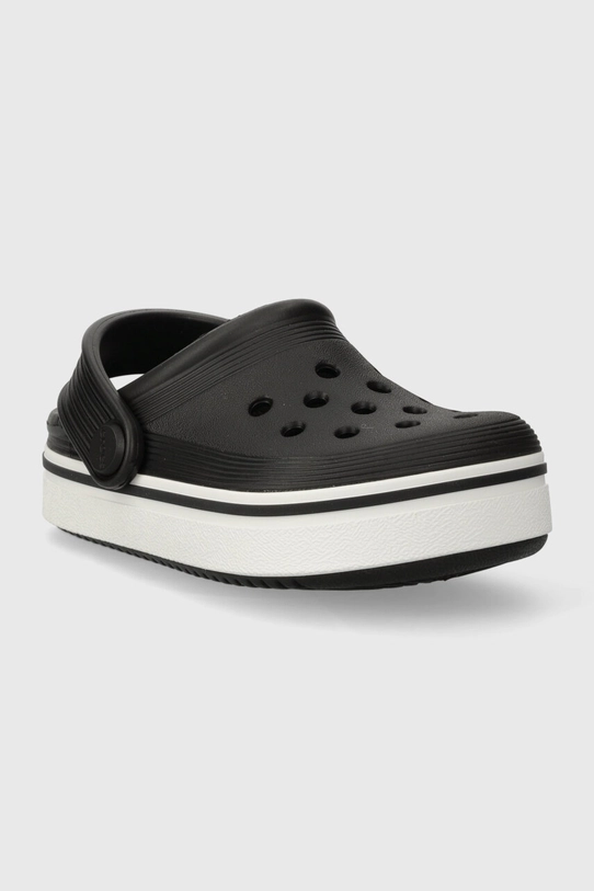 Детские шлепанцы Crocs 208479 Off Court Clog T 208479 чёрный SS24