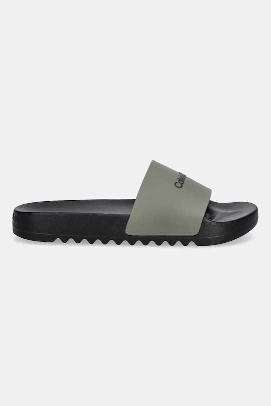 Šľapky Calvin Klein CHUNCKY POOL SLIDE R HM0HM01063 zelená AW25