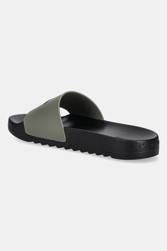 Încălțăminte Calvin Klein papuci CHUNCKY POOL SLIDE R HM0HM01063 verde