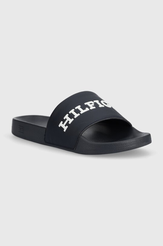 Natikače Tommy Hilfiger D PRINT HILFIGER POOL FM0FM04612 mornarsko plava AW23