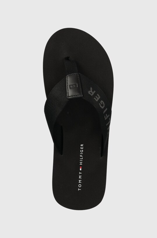 Σαγιονάρες Tommy Hilfiger HILFIGER PRINT BEACH μαύρο FM0FM04618