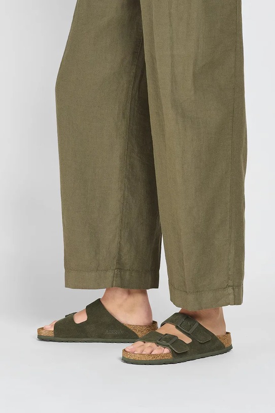 Birkenstock ciabatte slide in camoscio Arizona 1025657