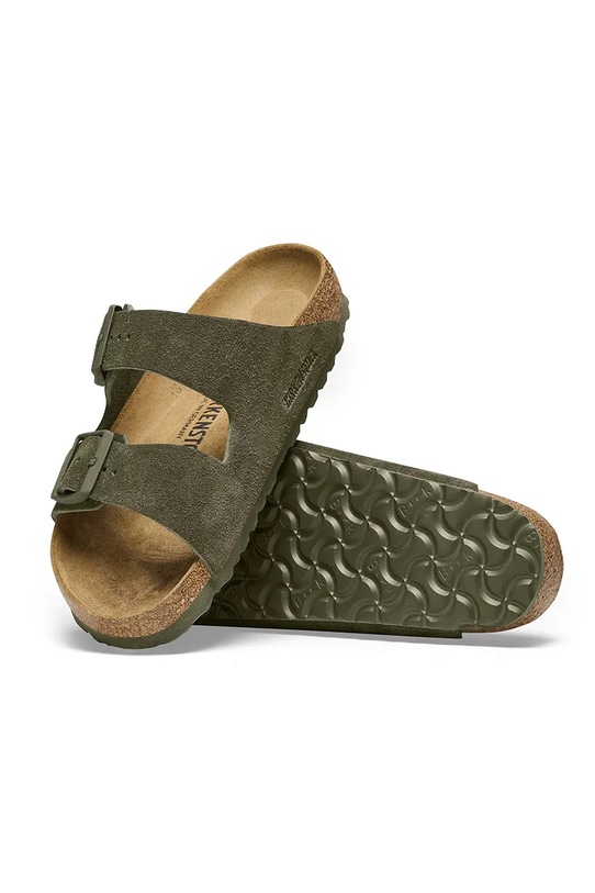 Birkenstock ciabatte slide in camoscio Arizona 1025657