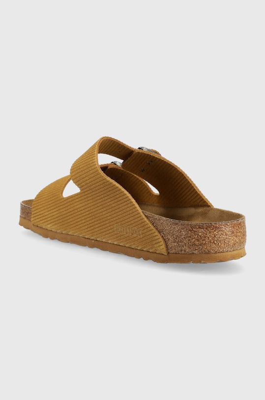 Shoes Birkenstock suede sliders Arizona Corduroy 1026093 brown