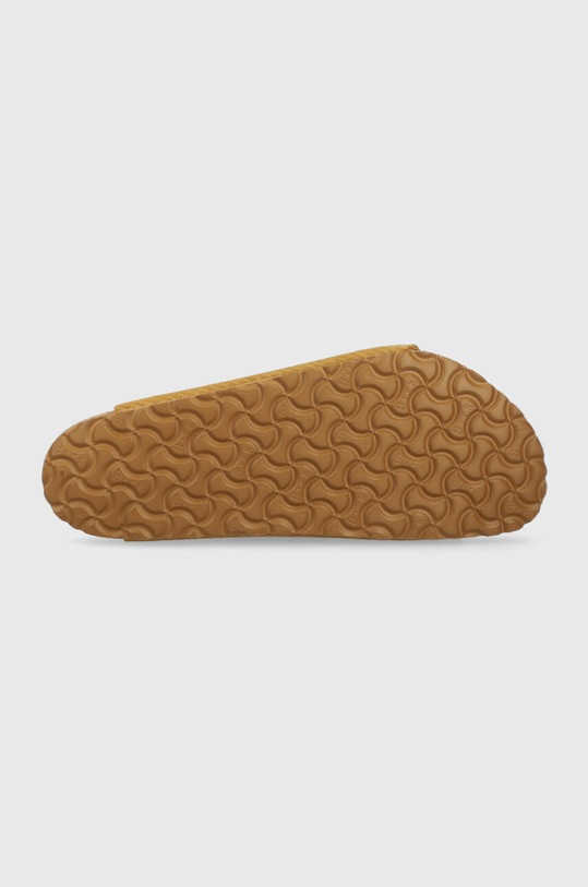 Birkenstock klapki zamszowe Arizona Corduroy 1026093 brązowy