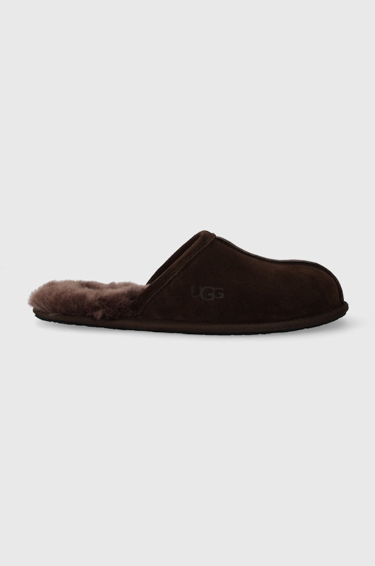 UGG kapcie zamszowe Scuff loungewear brązowy 1101111.DDC