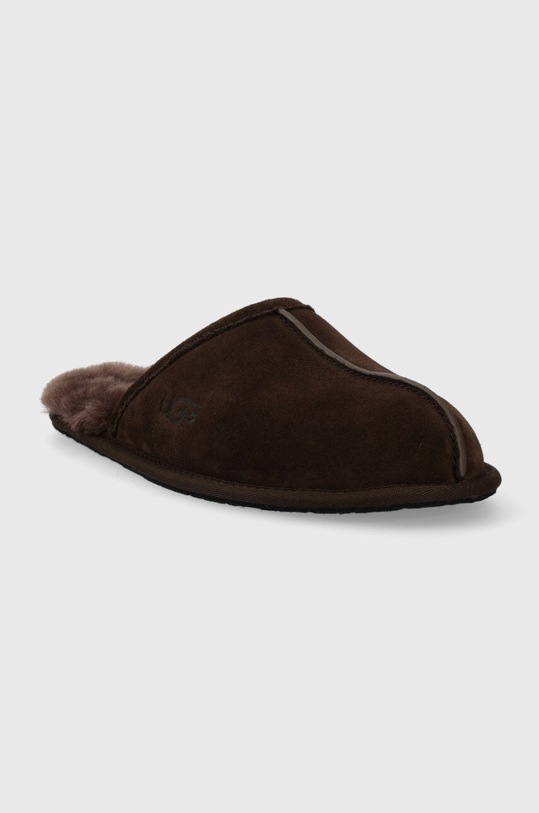 UGG kapcie zamszowe Scuff 1101111.DDC brązowy AW23