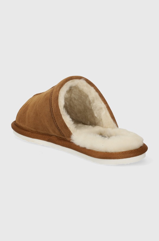 Încălțăminte Barbour papuci din piele intoarsa Leck MSL0024BE51 maro