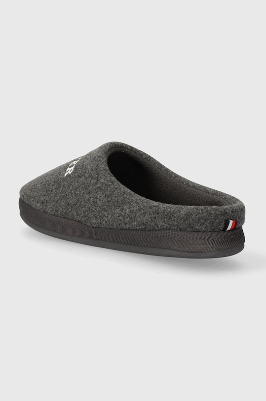 Tommy Hilfiger kapcie HILFIGER WARM FELT HOMESLIPPER szary FM0FM04768