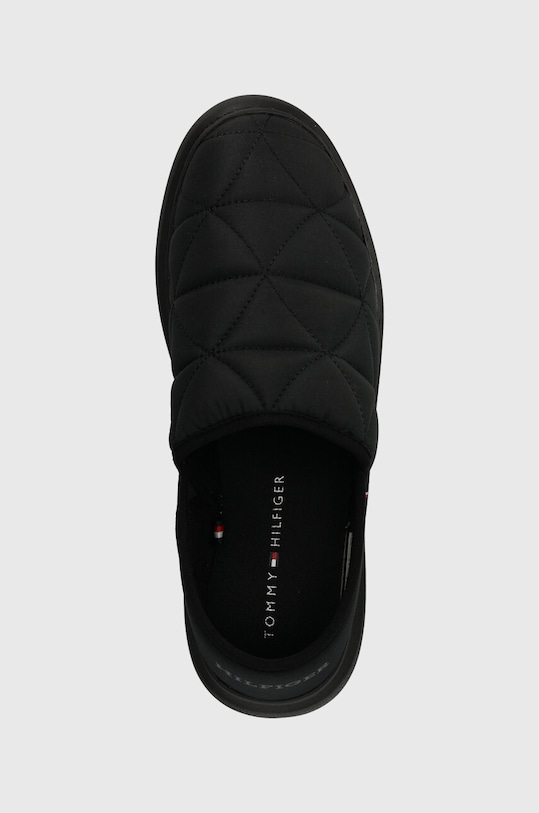 Tommy Hilfiger kapcie HILFIGER WARM HYBRID HOMESLIPPER czarny FM0FM04772