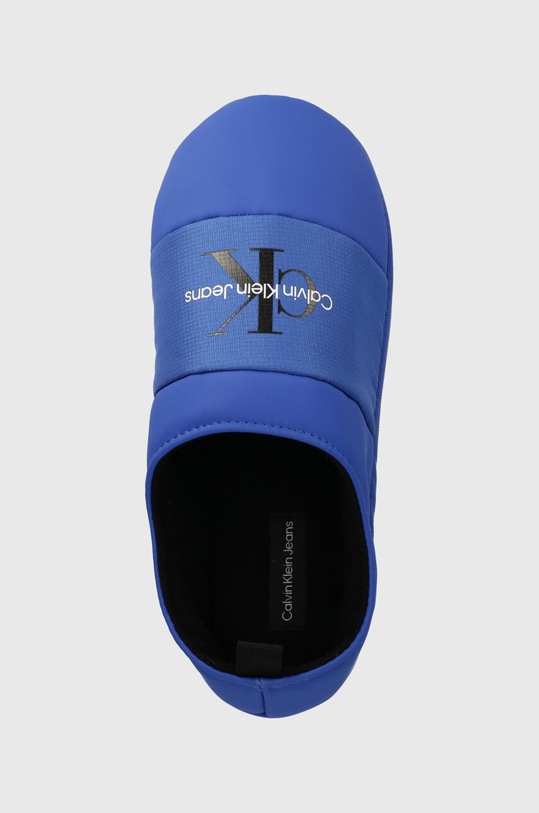 Calvin Klein Jeans kapcie HOME SLIPPER MONO niebieski YM0YM00840